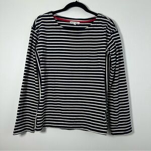 Alex Mill Striped Long Sleeve Tee in Navy and Cream